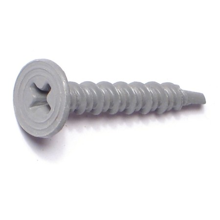 Buildright Drywall Screw, #8 x 1-1/4 in, Steel, Wafer Head Phillips Drive, 838 PK 08853